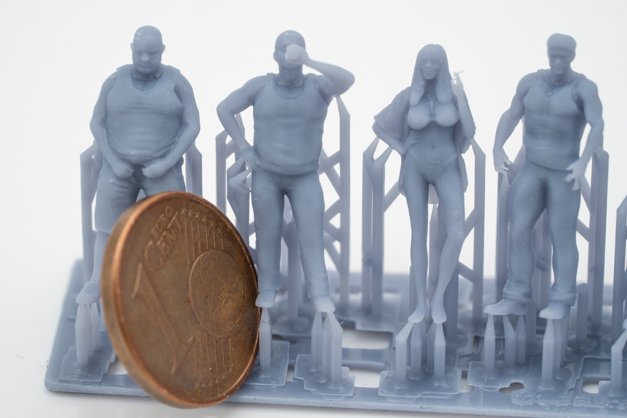 Productfoto Figuur H0, 1:72 - 0: Rowdy en Rüpel Figuren Set