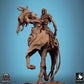 Productfoto Tabletop 28mm Lord of the Print (LotP) 0: Tabletop Fantasy Miniatuur: Vervloekte Ruiter / Dodenridder op gehoornde Monsterbeest, Demonrijder Cavalerie (24_10_C8)