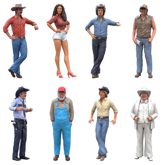 Miniatuurfiguur: Cowboys en Boeren Set (Nr. s25)