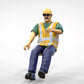 Produktfoto  0: Bauarbeiter Fahrer - Mit Helm und Sonnenbrille - Im Fahrzeug