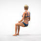 Productfoto 0: Vrouw in bikini - zittend