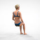 Productfoto 0: Vrouw in bikini - zittend