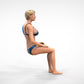 Productfoto 0: Vrouw in bikini - zittend