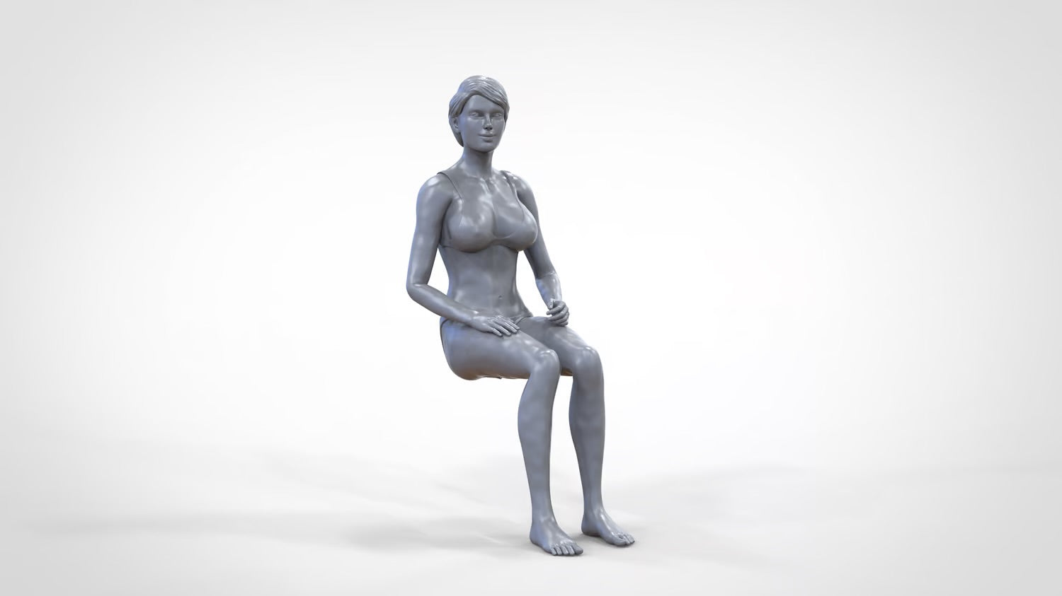 Productfoto 0: Vrouw in bikini - zittend