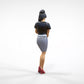 Produktfoto  0: Frau mit Rock und Bluse
