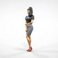 Produktfoto  0: Frau mit Rock und Bluse