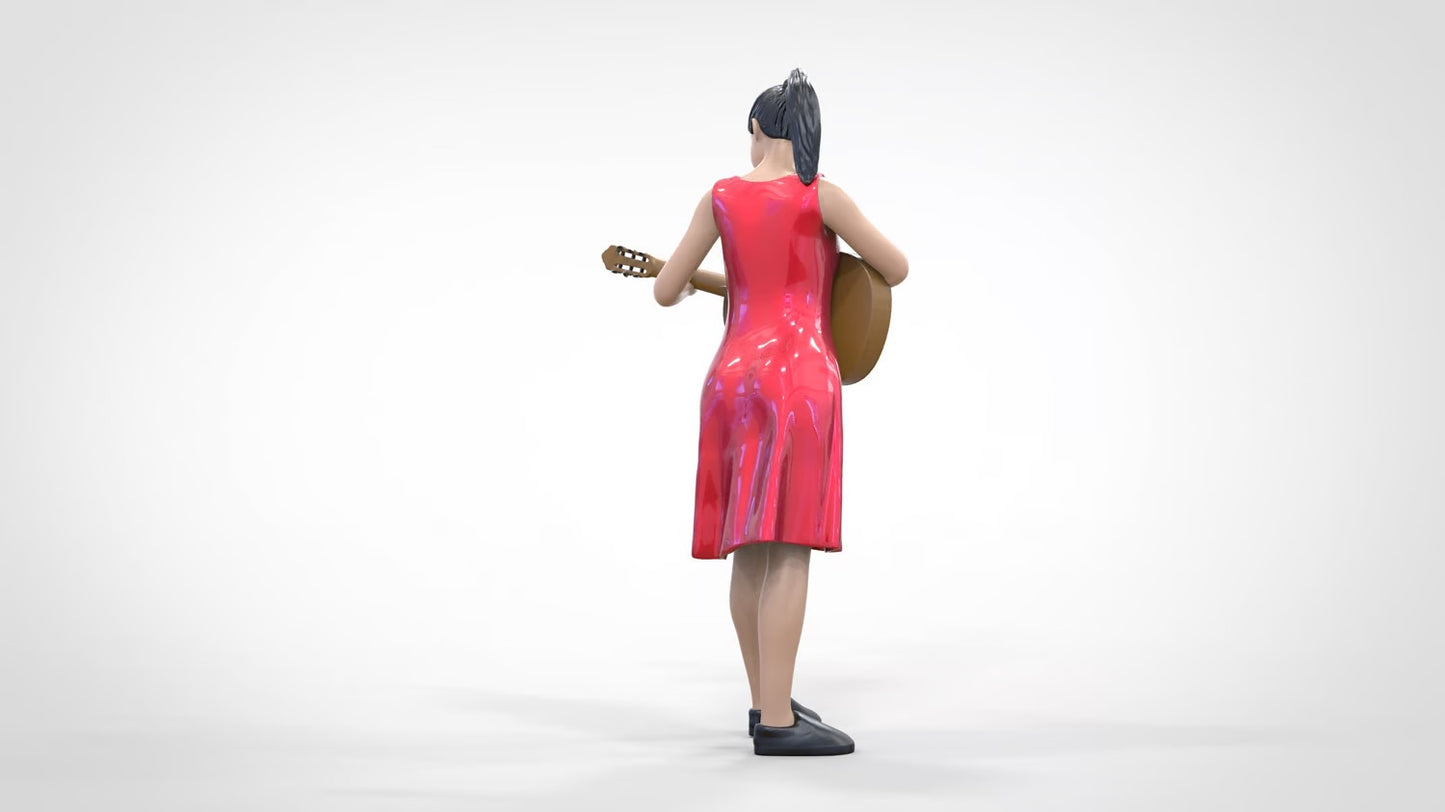 Productfoto 0: Muzikant - Vrouw met Gitaar