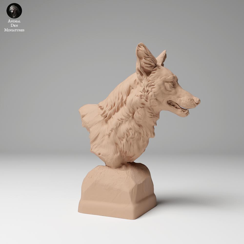 Productfoto dierenfiguur Animal Den Miniatures 2: Wilde dierenfiguur: coyote - buste (24_11_11)