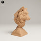 Productfoto dierenfiguur Animal Den Miniatures 0: Wild dierfiguur: grijze wolf - buste (25_06_16)