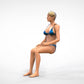 Productfoto 0: Vrouw in bikini - zittend