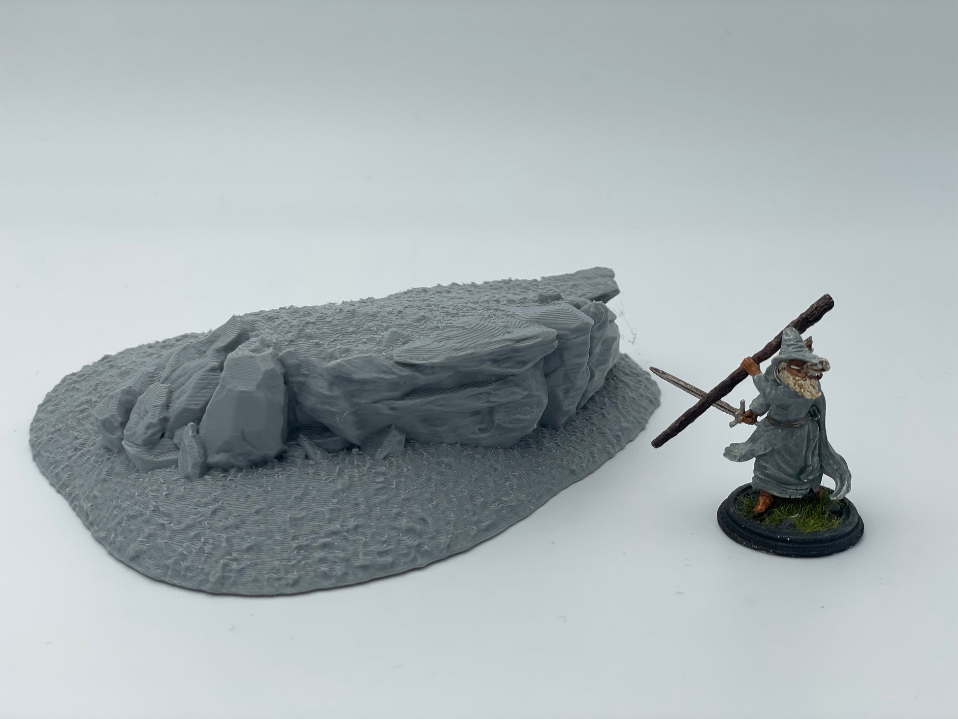 Produktfoto Tabletop 28mm The Printing Goes Ever On (TPGEO)  0: Hügel Terrain Typ A - Sanfte Erhebung in Graslandschaft