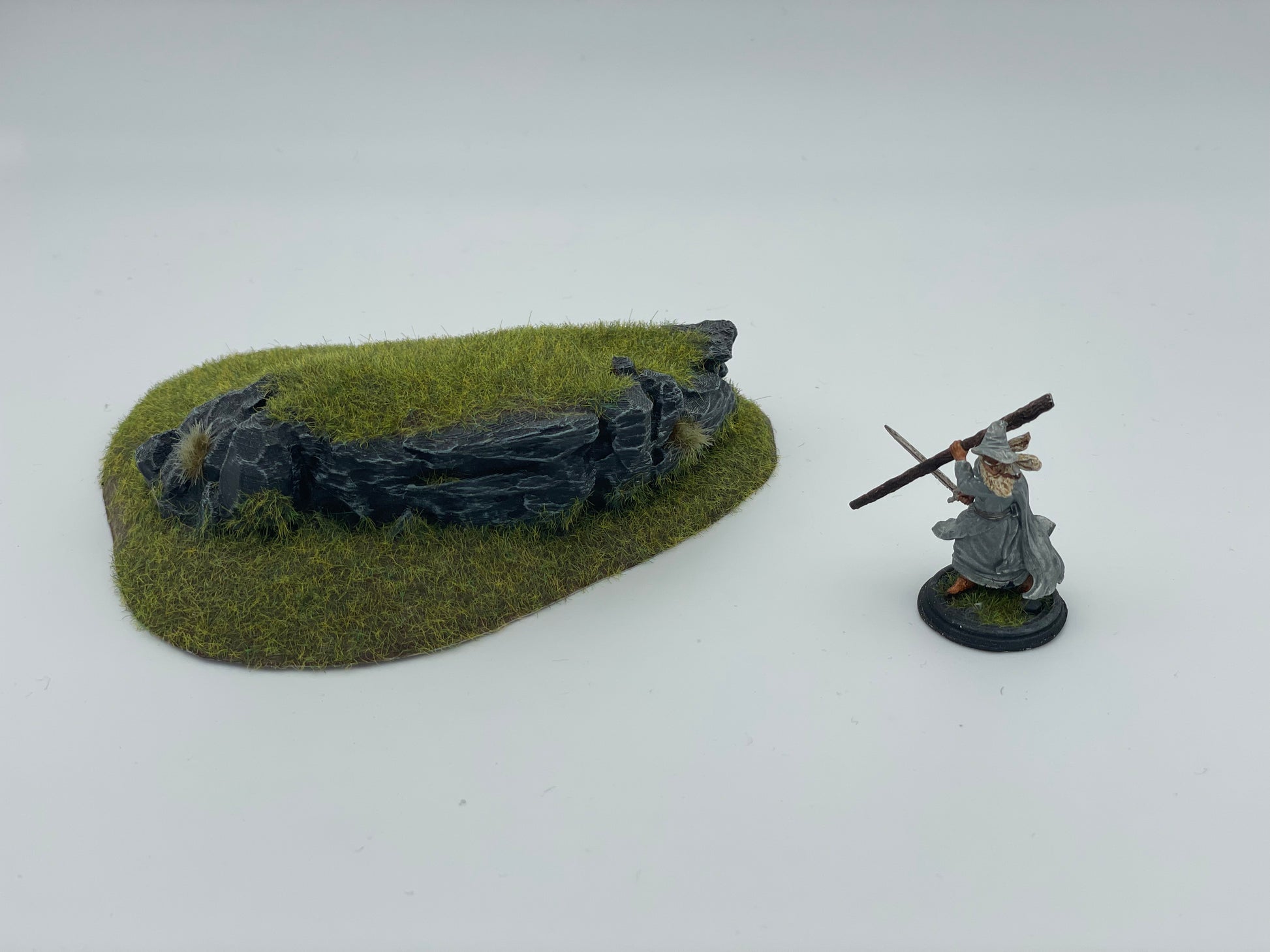 Produktfoto Tabletop 28mm The Printing Goes Ever On (TPGEO)  0: Hügel Terrain Typ A - Sanfte Erhebung in Graslandschaft
