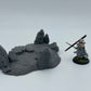 Produktfoto Tabletop 28mm The Printing Goes Ever On (TPGEO)  0: Hügel Terrain Typ G - Sanfte Erhebung in Graslandschaft - Felsen