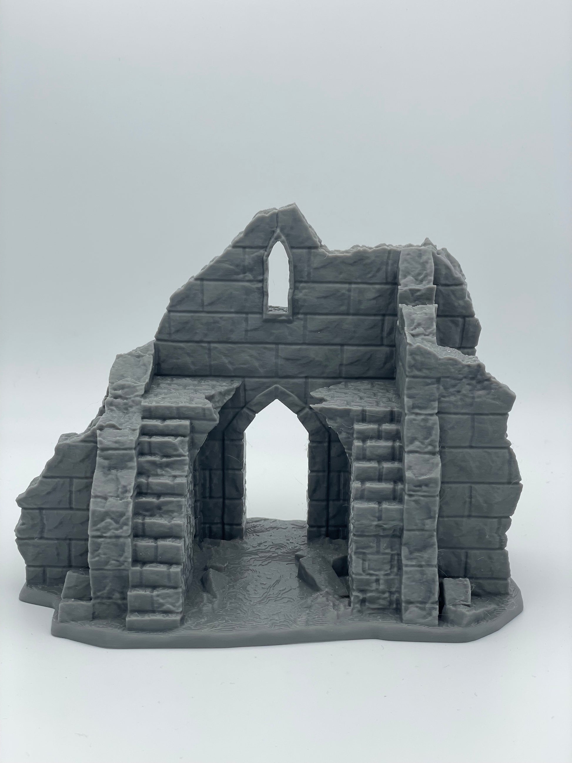 Productfoto Tabletop 28mm The Printing Goes Ever On (TPGEO) 0: Ruïne E - Puin van een middeleeuwse stad - Vernield huis