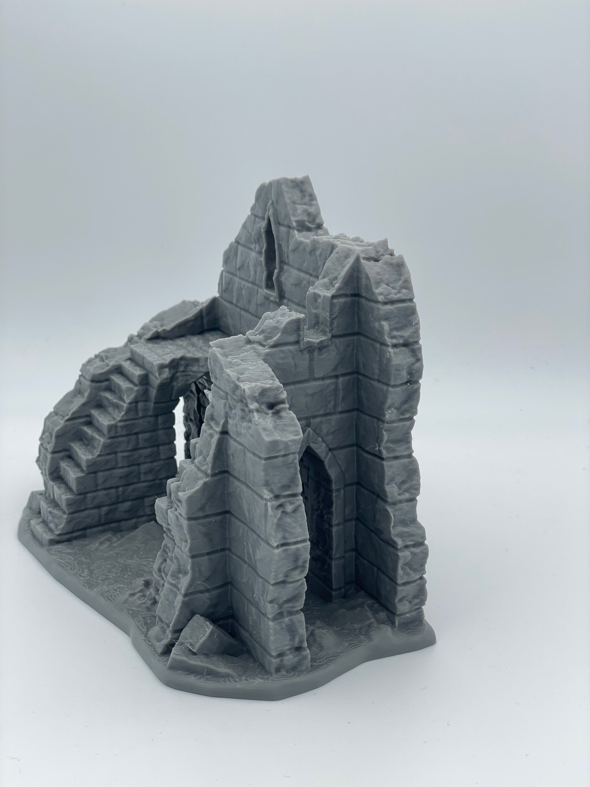 Productfoto Tabletop 28mm The Printing Goes Ever On (TPGEO) 0: Ruïne E - Puin van een middeleeuwse stad - Vernield huis