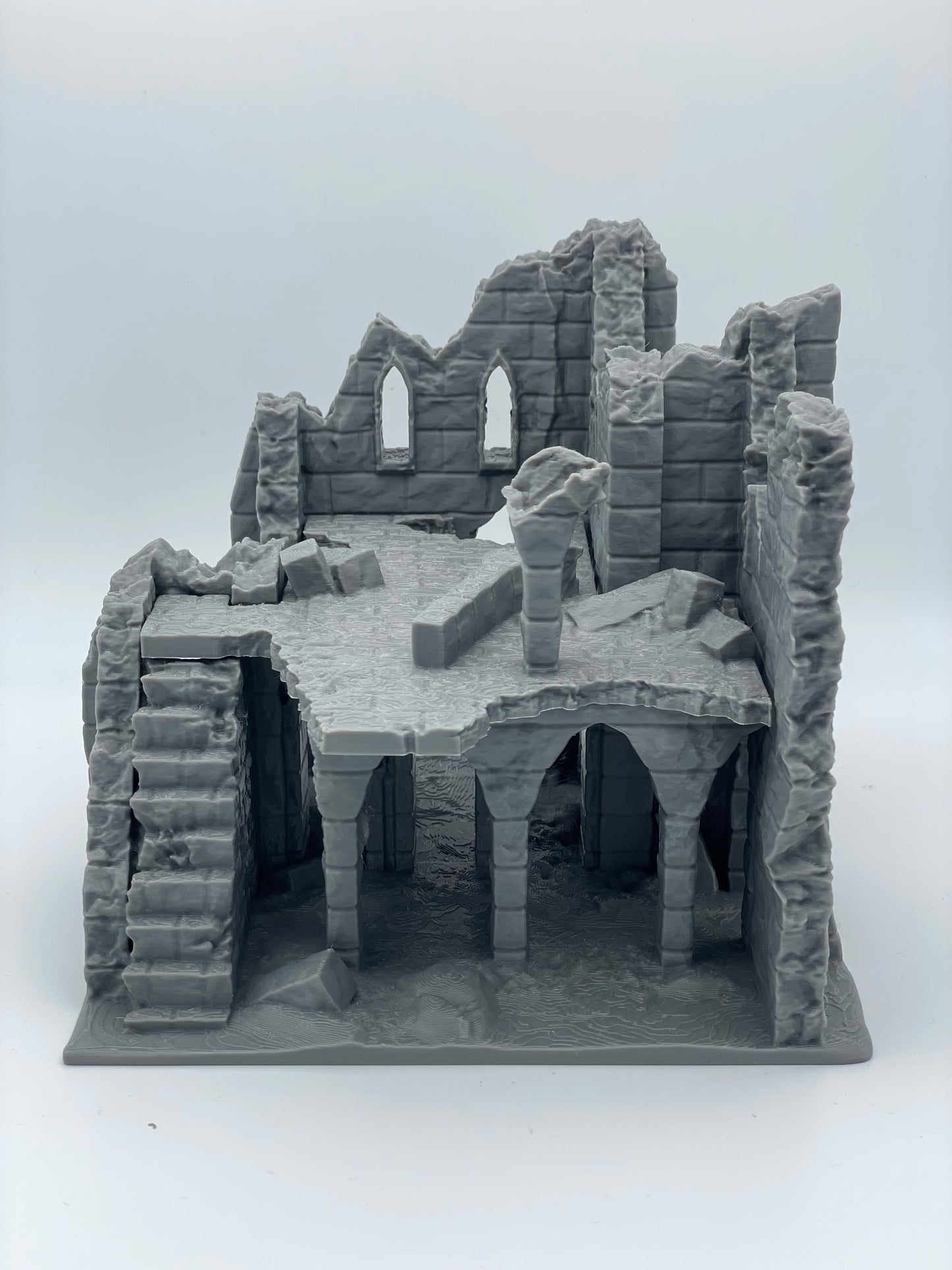 Produktfoto Tabletop 28mm The Printing Goes Ever On (TPGEO)  0: Ruine E - Trümmer einer mittelalterlichen Stadt - Zerstörtes Haus