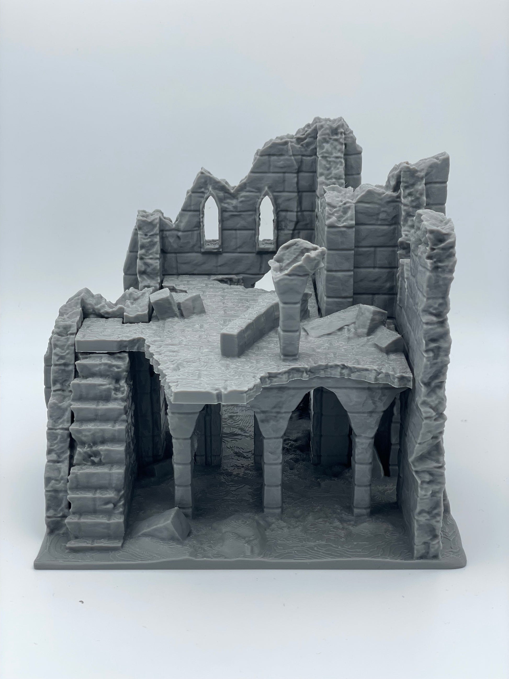 Produktfoto Tabletop 28mm The Printing Goes Ever On (TPGEO)  0: Ruine E - Trümmer einer mittelalterlichen Stadt - Zerstörtes Haus