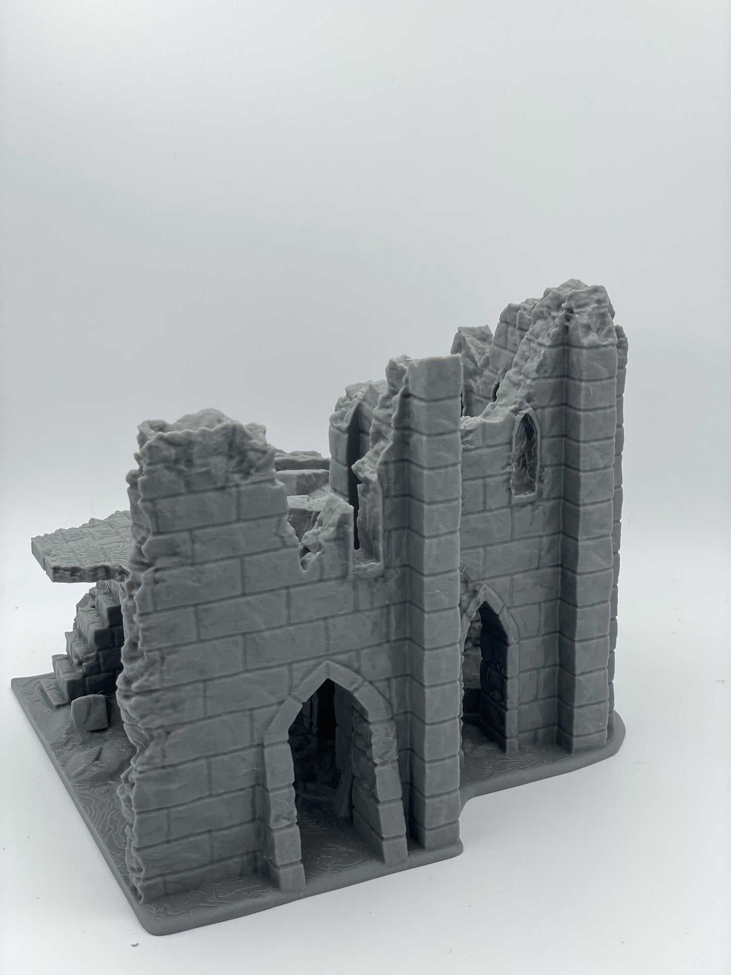 Produktfoto Tabletop 28mm The Printing Goes Ever On (TPGEO)  0: Ruine E - Trümmer einer mittelalterlichen Stadt - Zerstörtes Haus
