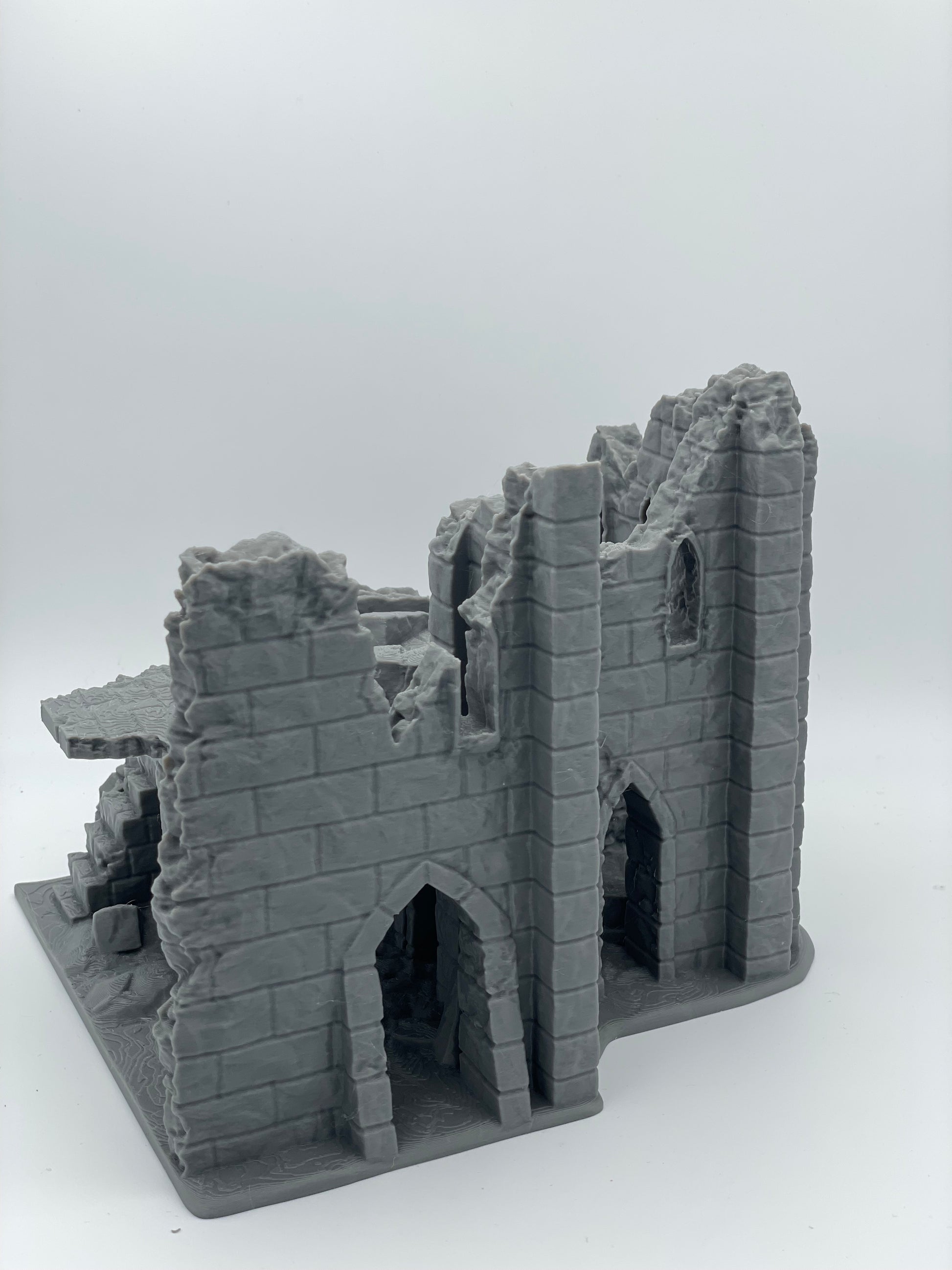 Produktfoto Tabletop 28mm The Printing Goes Ever On (TPGEO)  0: Ruine E - Trümmer einer mittelalterlichen Stadt - Zerstörtes Haus