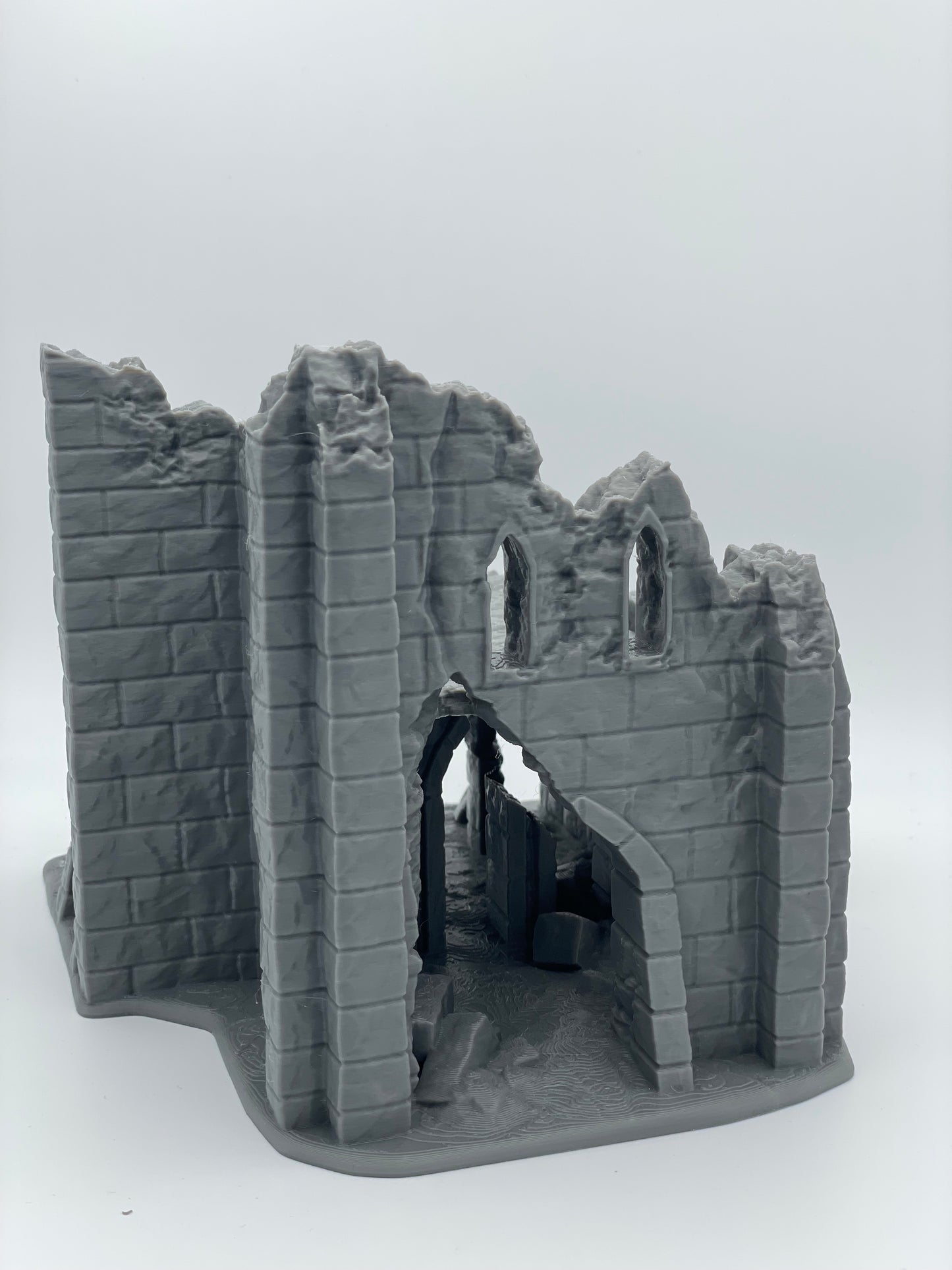 Produktfoto Tabletop 28mm The Printing Goes Ever On (TPGEO)  0: Ruine E - Trümmer einer mittelalterlichen Stadt - Zerstörtes Haus