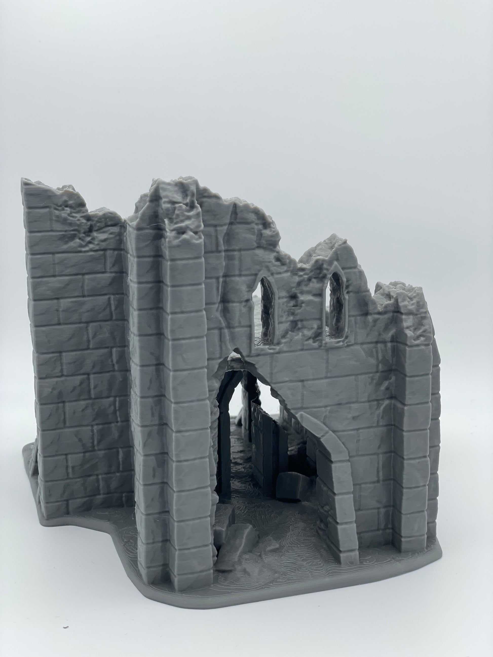 Produktfoto Tabletop 28mm The Printing Goes Ever On (TPGEO)  0: Ruine E - Trümmer einer mittelalterlichen Stadt - Zerstörtes Haus