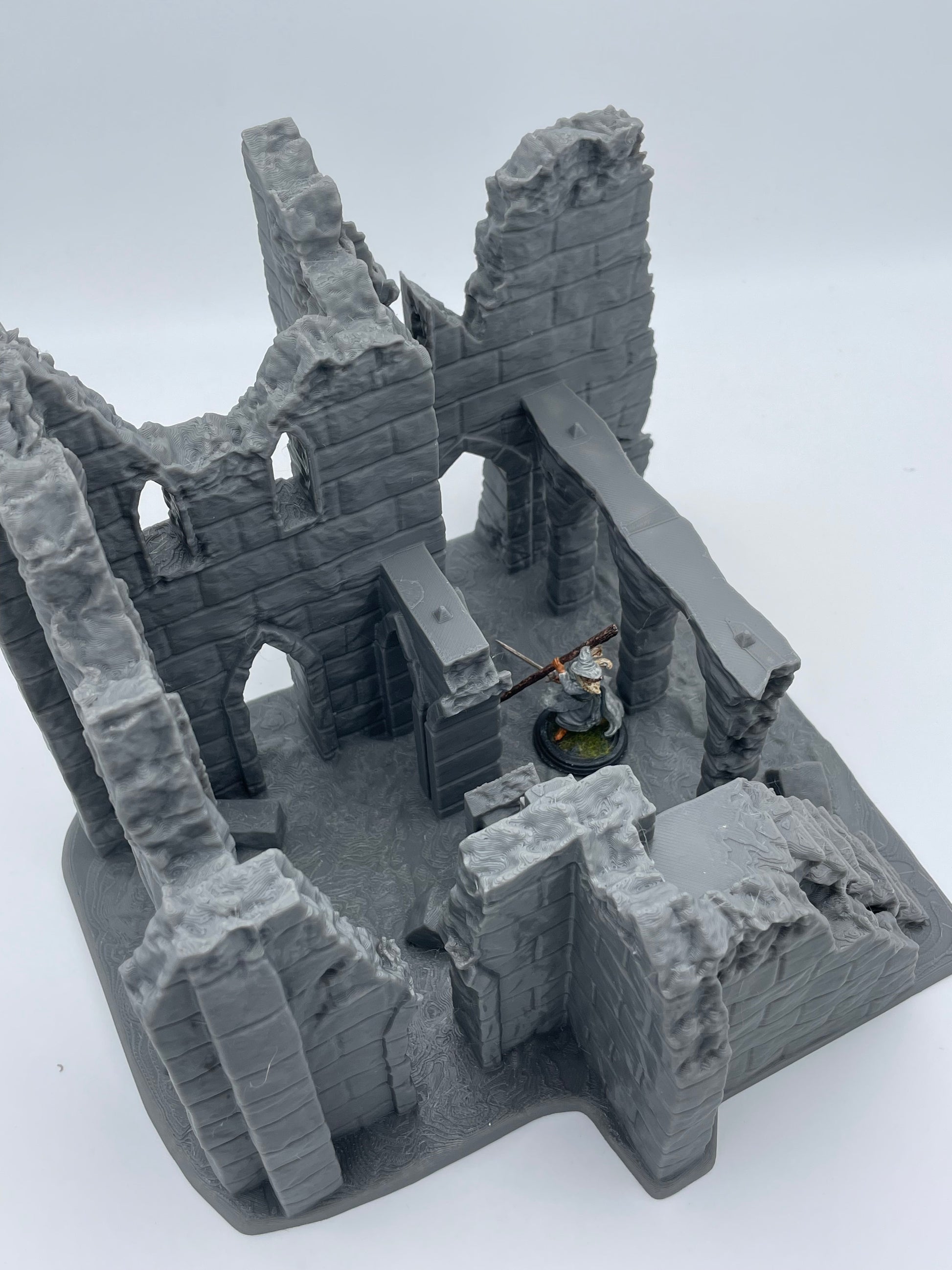 Produktfoto Tabletop 28mm The Printing Goes Ever On (TPGEO)  0: Ruine E - Trümmer einer mittelalterlichen Stadt - Zerstörtes Haus