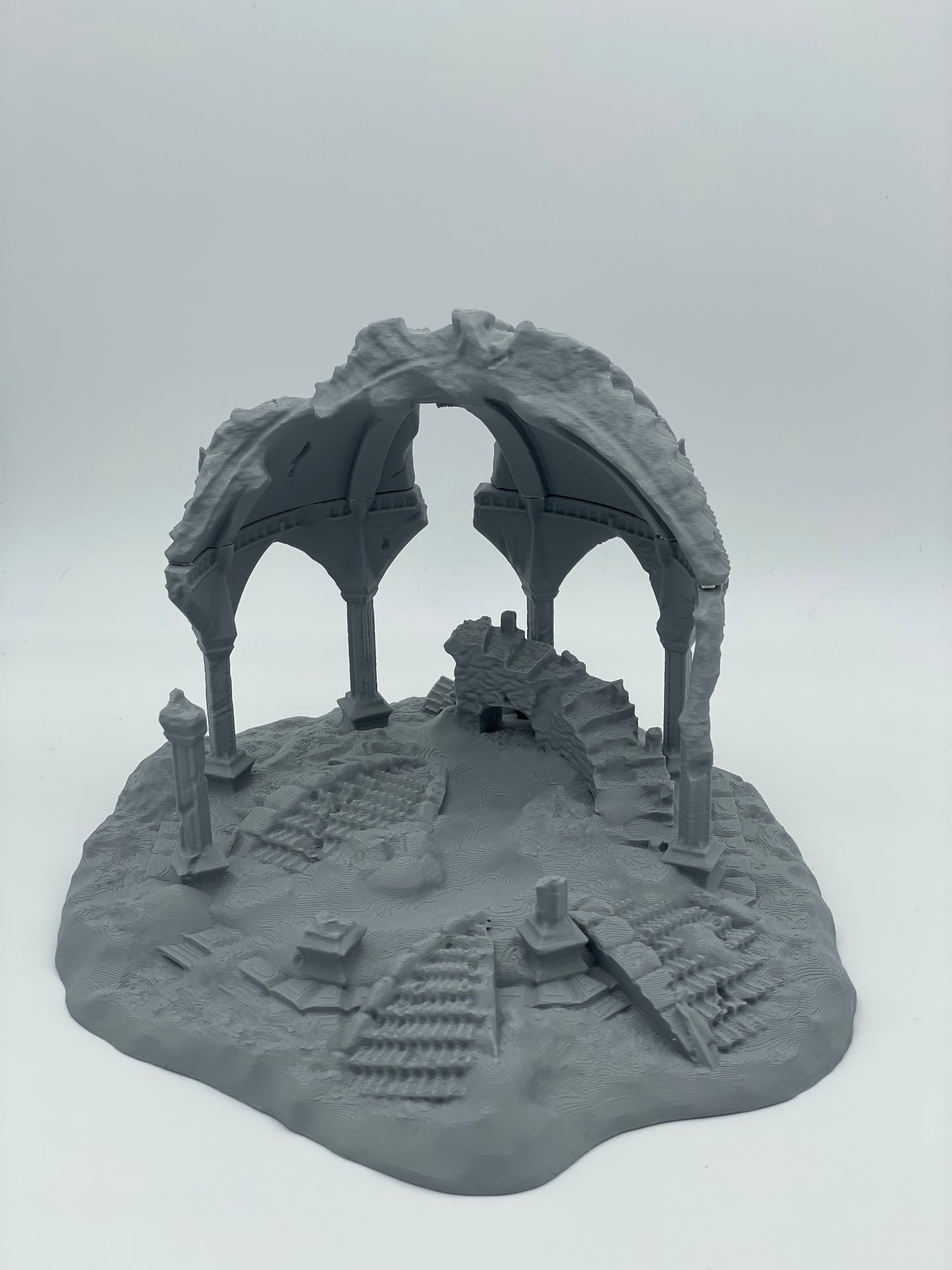 Productfoto Tabletop 28mm The Printing Goes Ever On (TPGEO) 0: Fehntop Ruïne - Verloederde Buitenpost van de Wildernis