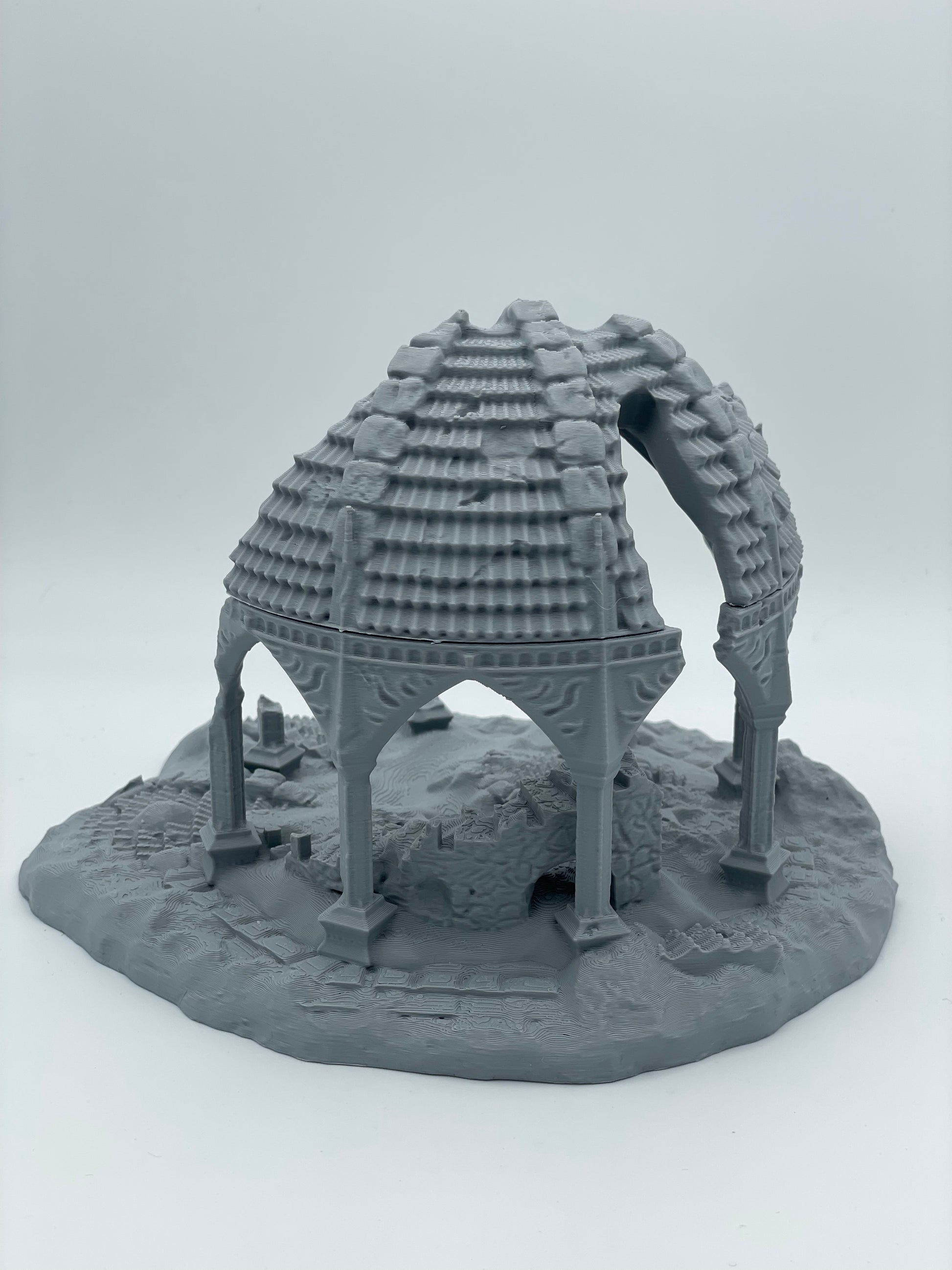 Productfoto Tabletop 28mm The Printing Goes Ever On (TPGEO) 0: Fehntop Ruïne - Verloederde Buitenpost van de Wildernis