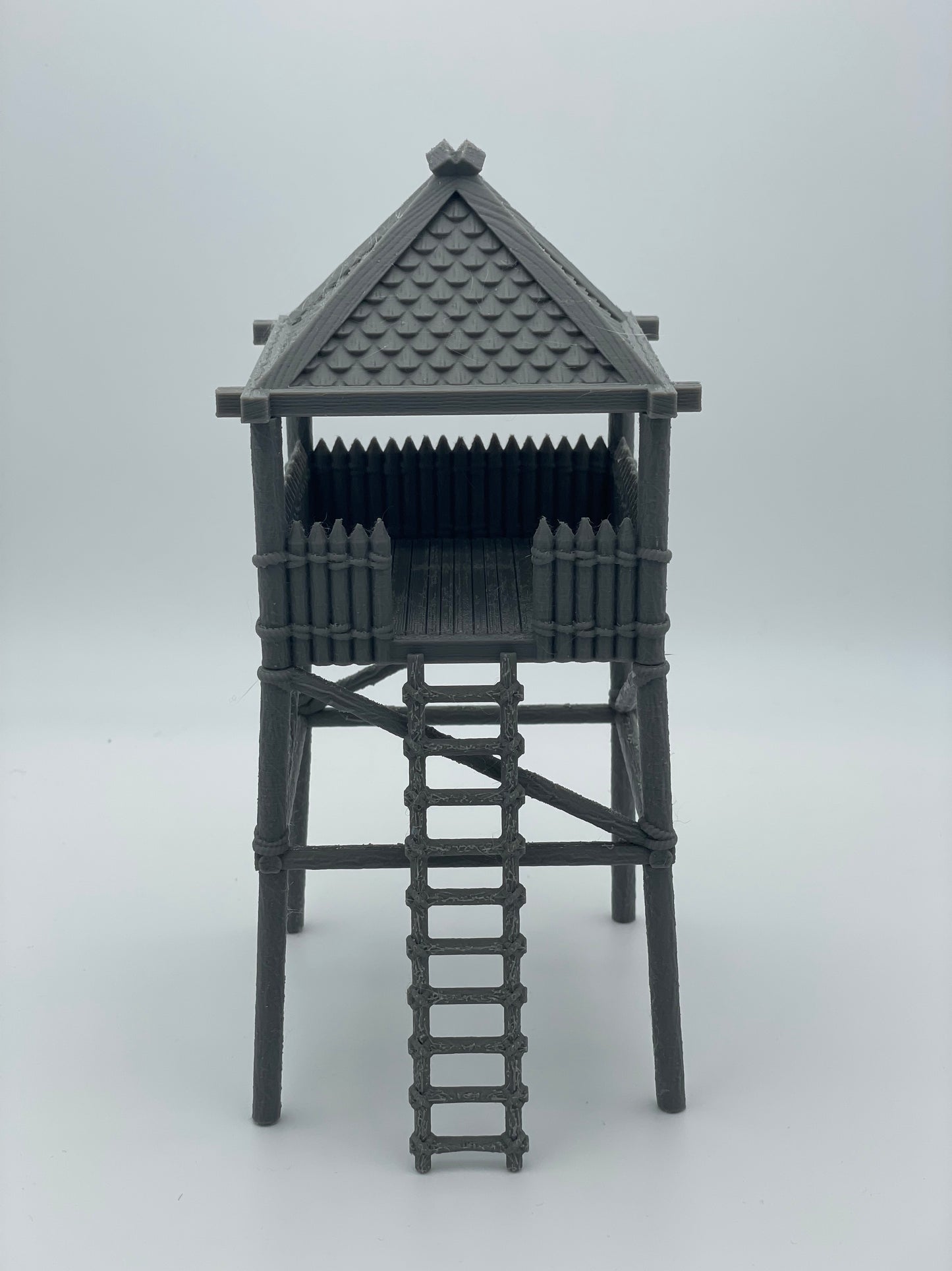 Produktfoto Tabletop 28mm The Printing Goes Ever On (TPGEO)  0: Wachturm aus Holz - Ausguck der Pferdeherren