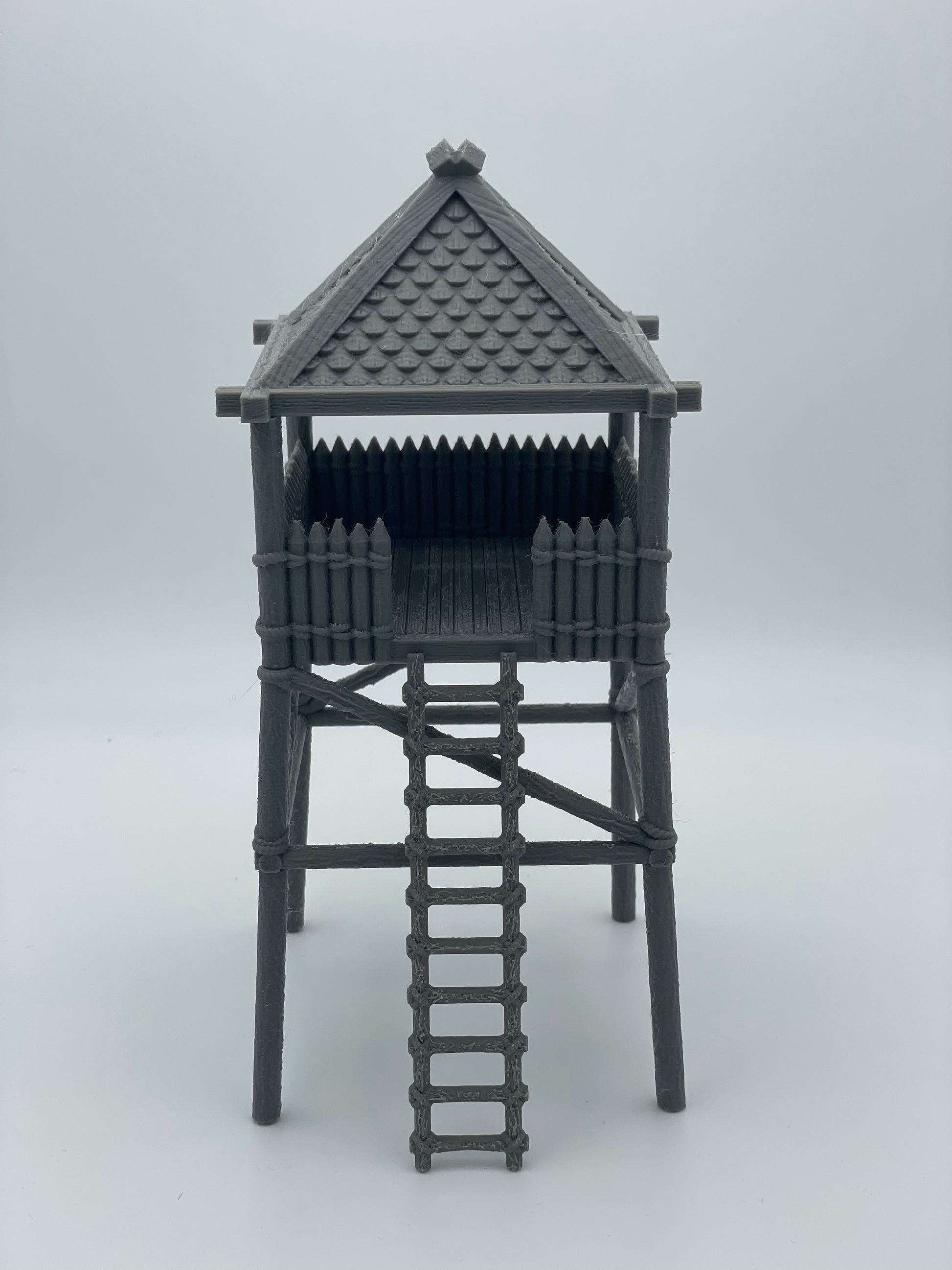 Produktfoto Tabletop 28mm The Printing Goes Ever On (TPGEO)  0: Wachturm aus Holz - Ausguck der Pferdeherren