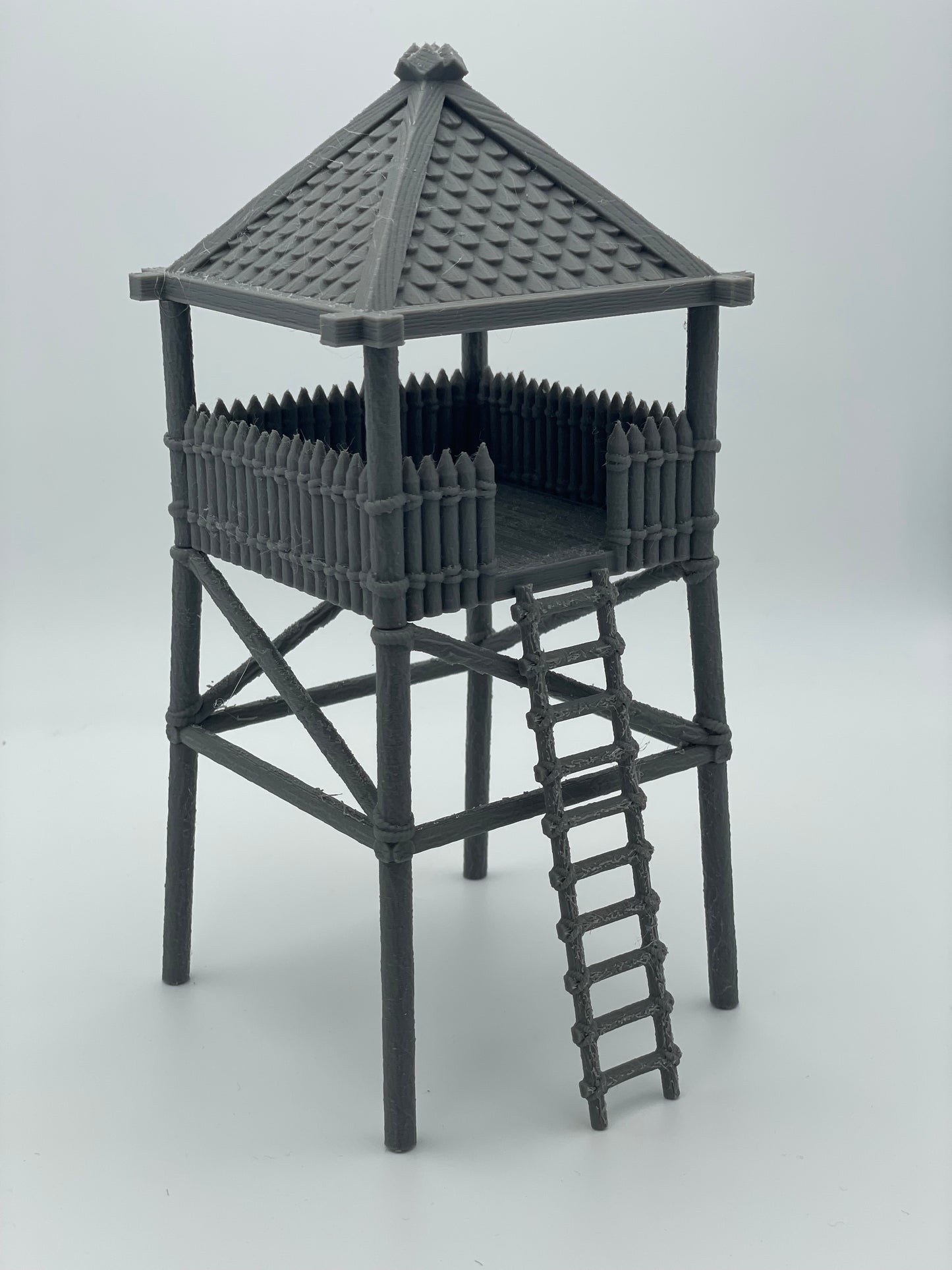 Produktfoto Tabletop 28mm The Printing Goes Ever On (TPGEO)  0: Wachturm aus Holz - Ausguck der Pferdeherren