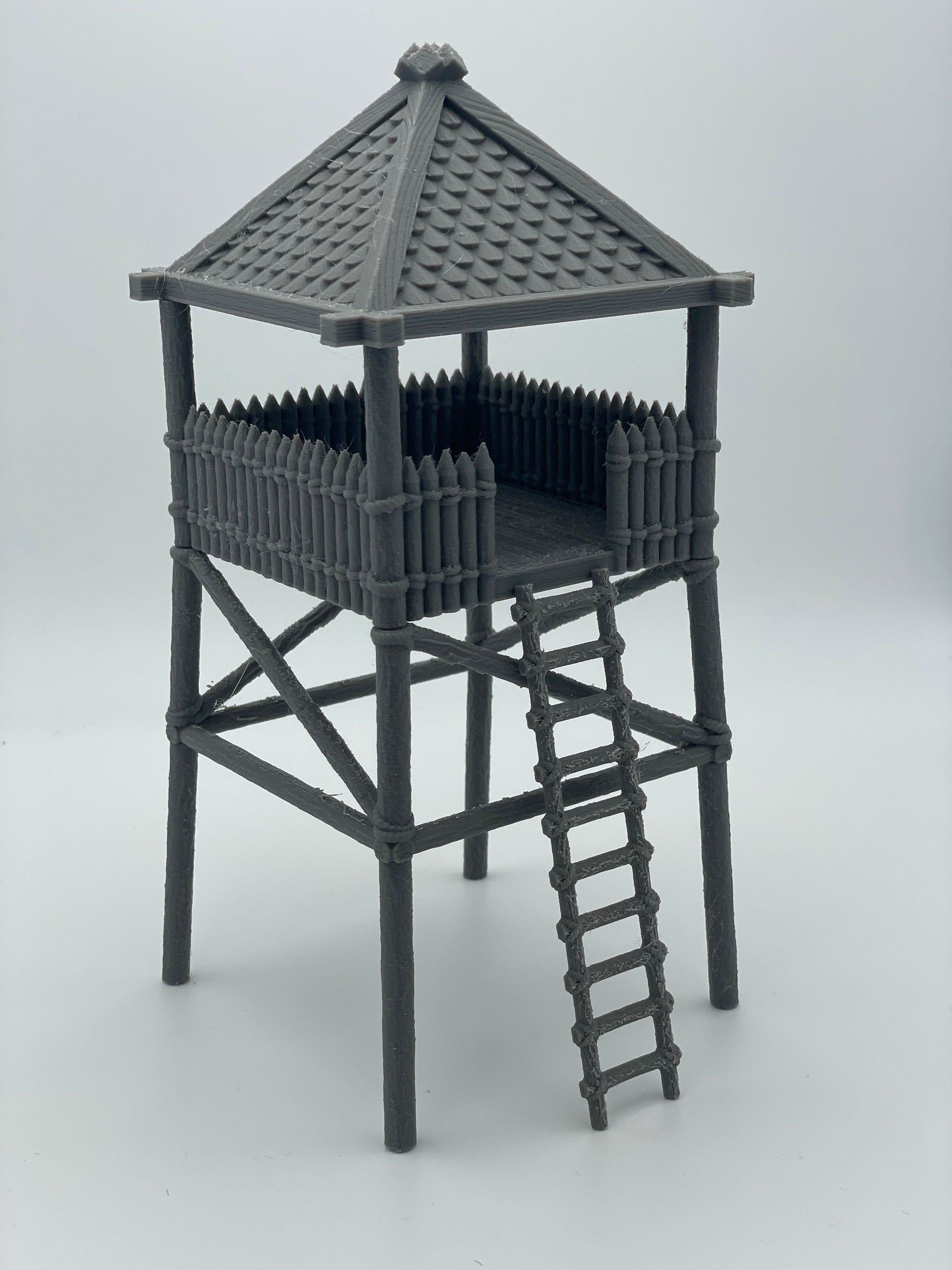 Produktfoto Tabletop 28mm The Printing Goes Ever On (TPGEO)  0: Wachturm aus Holz - Ausguck der Pferdeherren