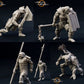 Productfoto Tabletop 28mm The Printing Goes Ever On (TPGEO) 0: Half-Ork Krijger: Brutale strijders van het kwaad met zwaard, schild, morgenster en speer
