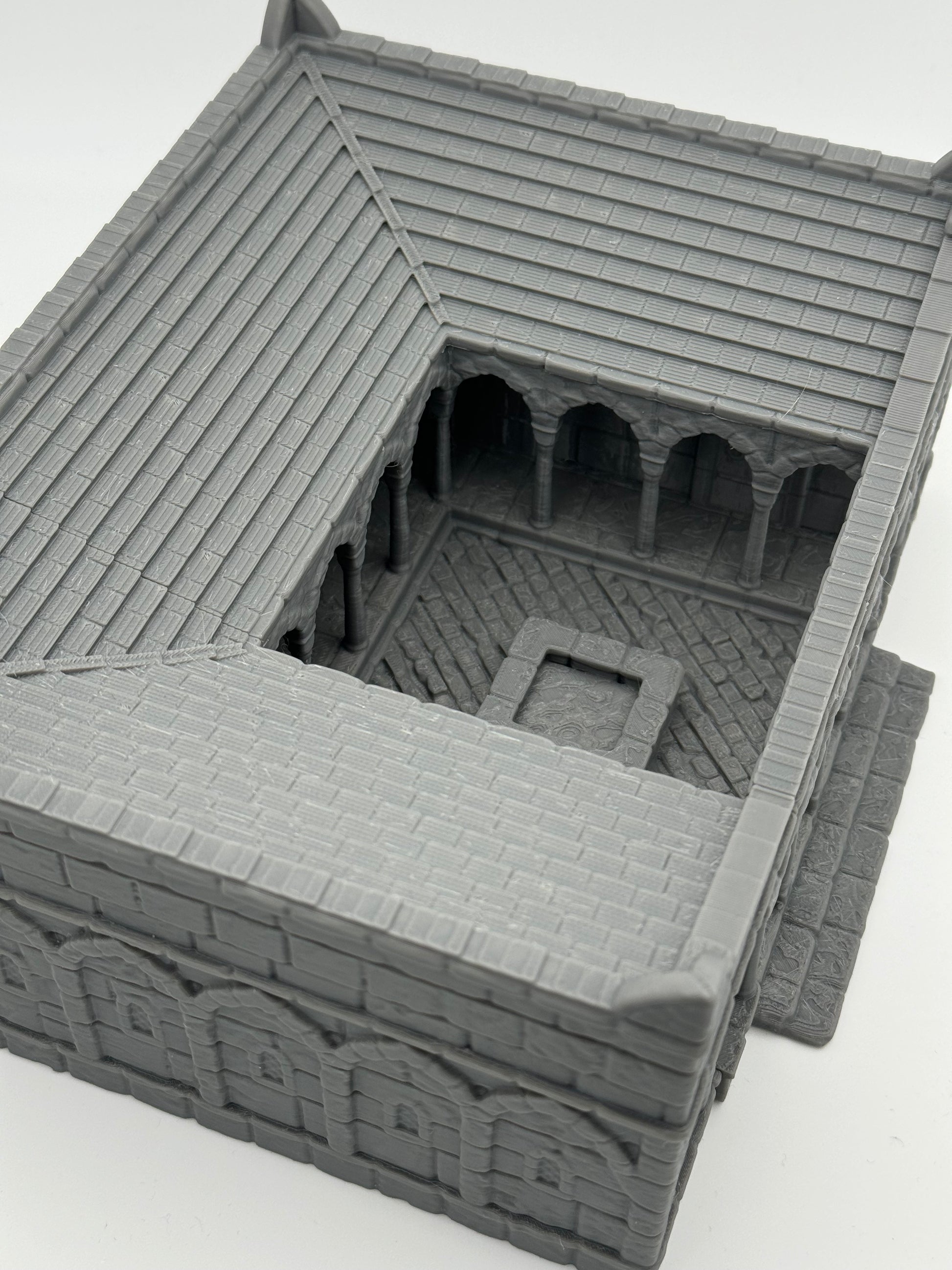 Produktfoto Tabletop 28mm The Printing Goes Ever On (TPGEO)  0: Krankenstation Ivory City - Gebäude Königreich Gonthan - Hospital Tabletop Terrain