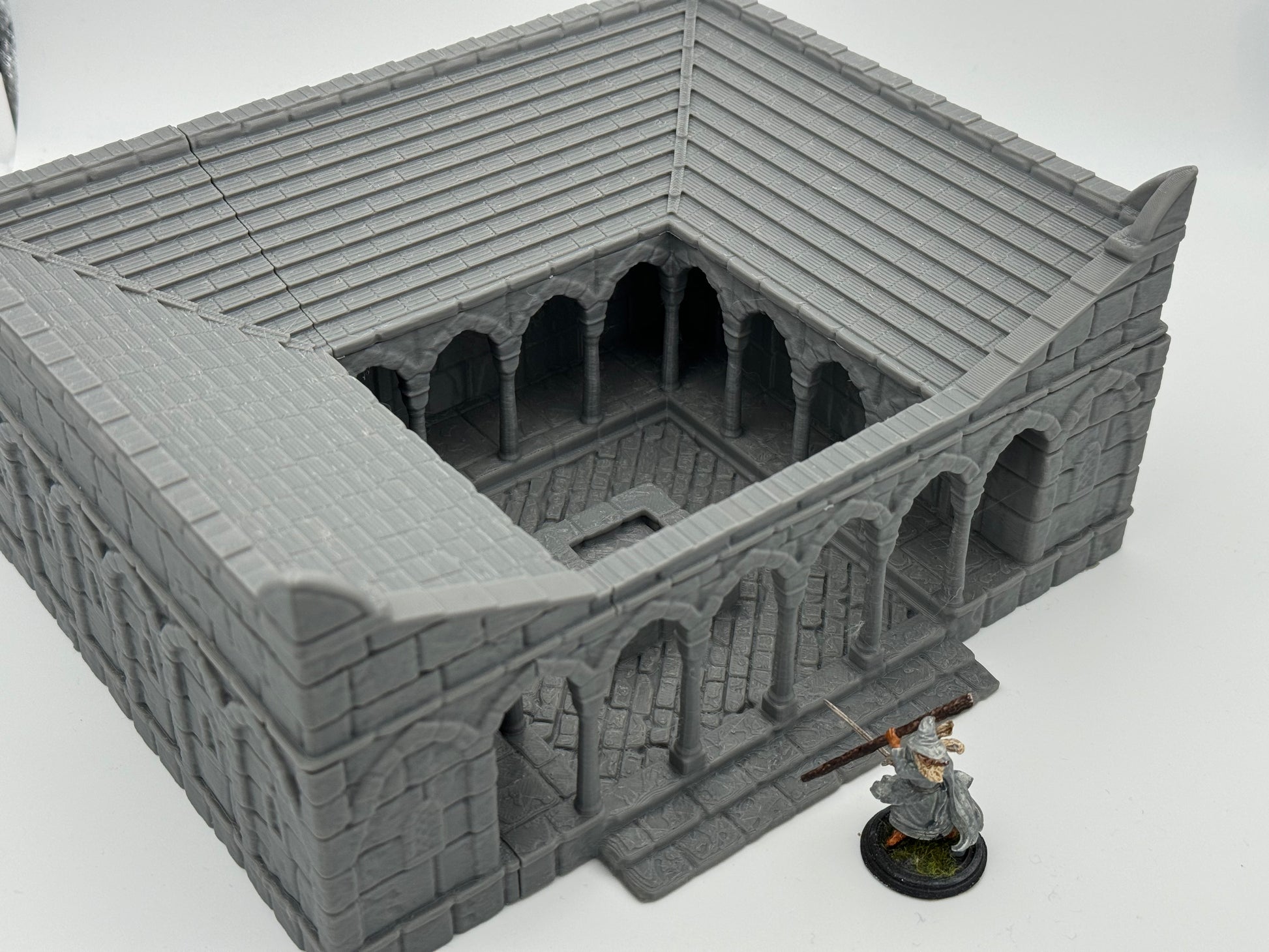 Produktfoto Tabletop 28mm The Printing Goes Ever On (TPGEO)  0: Krankenstation Ivory City - Gebäude Königreich Gonthan - Hospital Tabletop Terrain