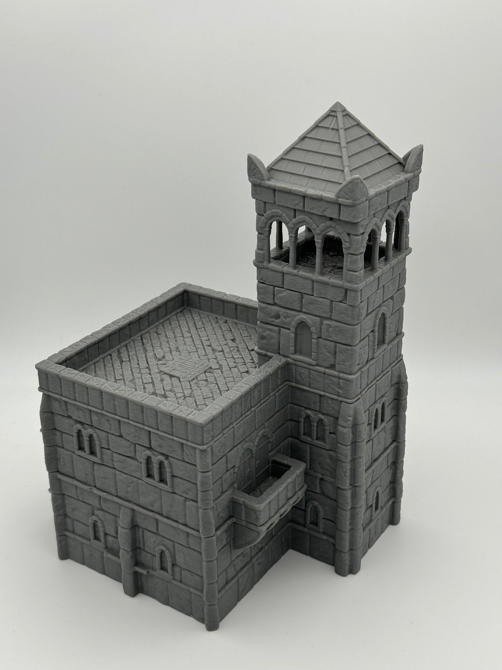 Productfoto Tabletop 28mm The Printing Goes Ever On (TPGEO) 0: Stadthuis Ivory City - Gebouw Koninkrijk Gonthan - Town Hall Tabletop Terrain