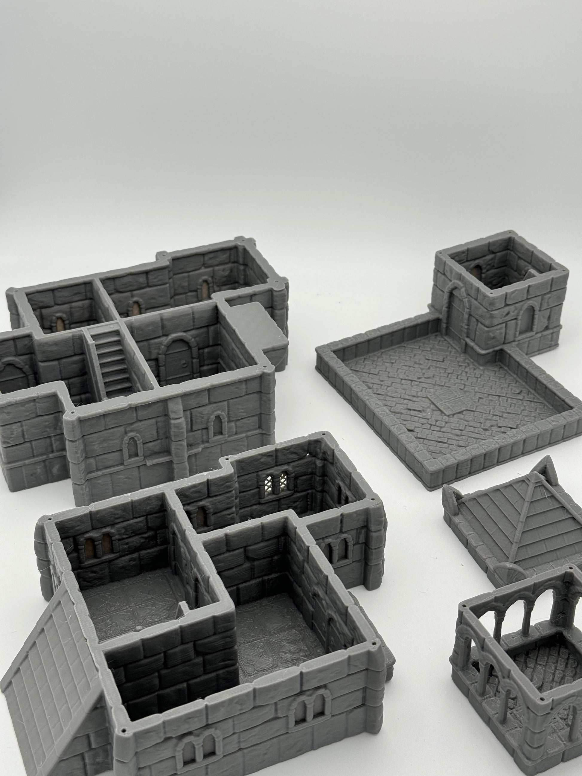 Productfoto Tabletop 28mm The Printing Goes Ever On (TPGEO) 0: Stadthuis Ivory City - Gebouw Koninkrijk Gonthan - Town Hall Tabletop Terrain