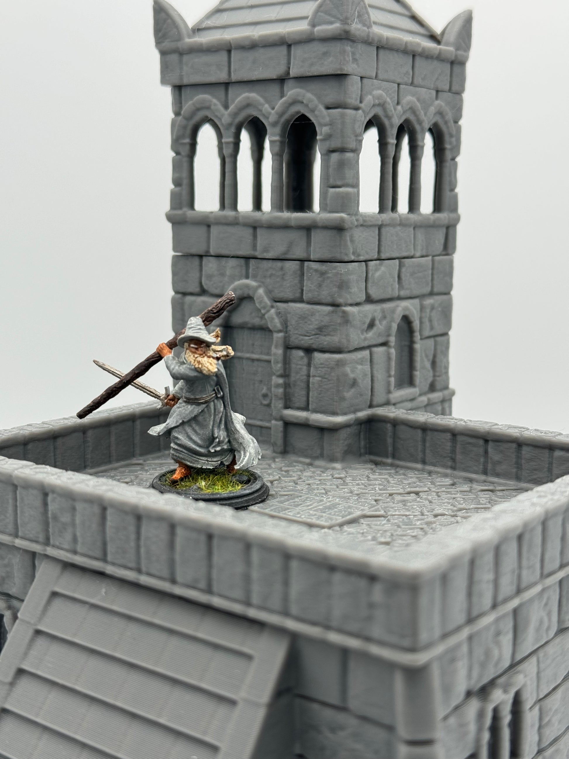 Productfoto Tabletop 28mm The Printing Goes Ever On (TPGEO) 0: Stadthuis Ivory City - Gebouw Koninkrijk Gonthan - Town Hall Tabletop Terrain