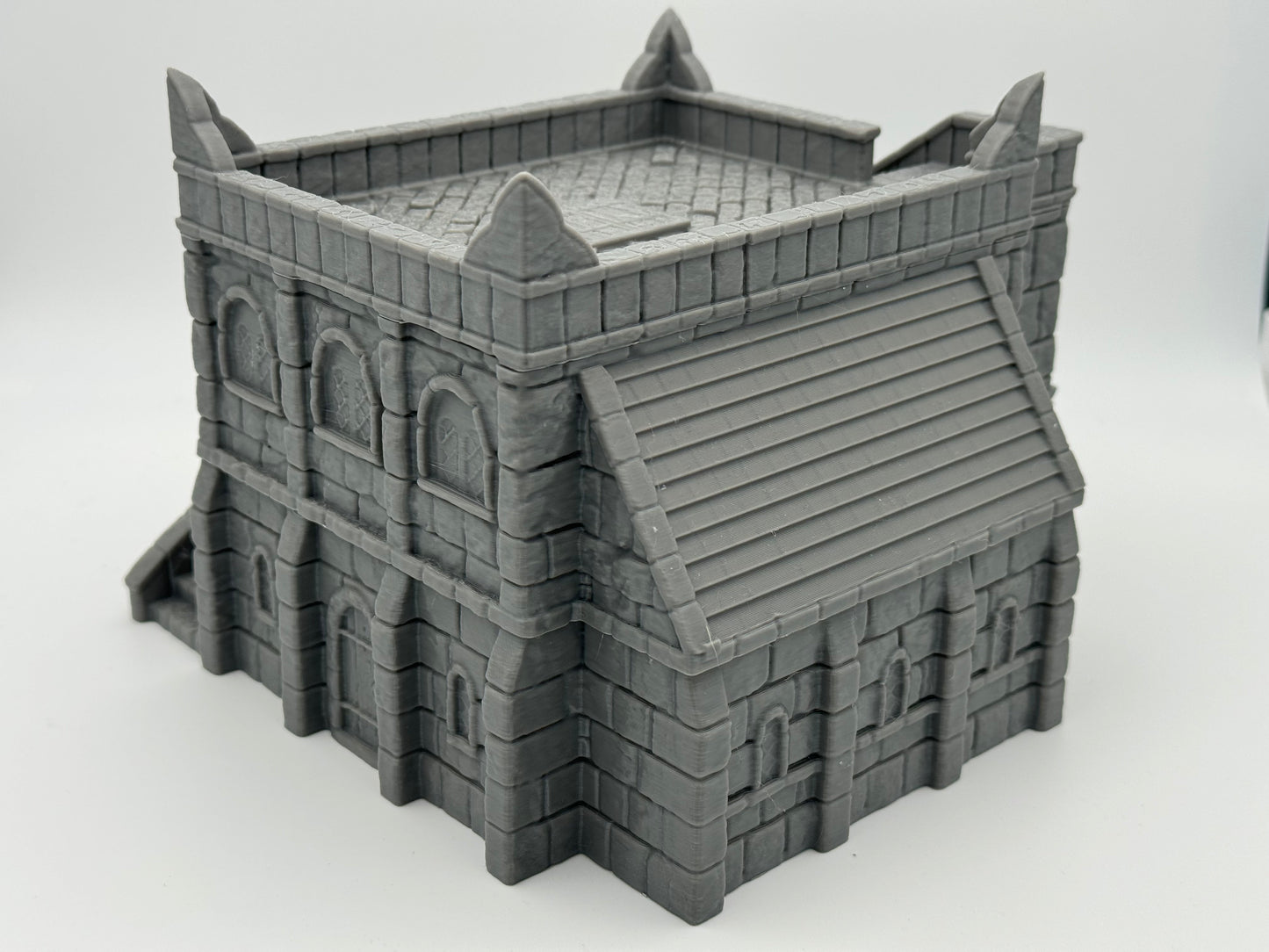Productfoto Tabletop 28mm The Printing Goes Ever On (TPGEO) 0: Handelsplaats Ivory City - Gebouw Koninkrijk Gonthan - Handelszaal Tabletop Terrain