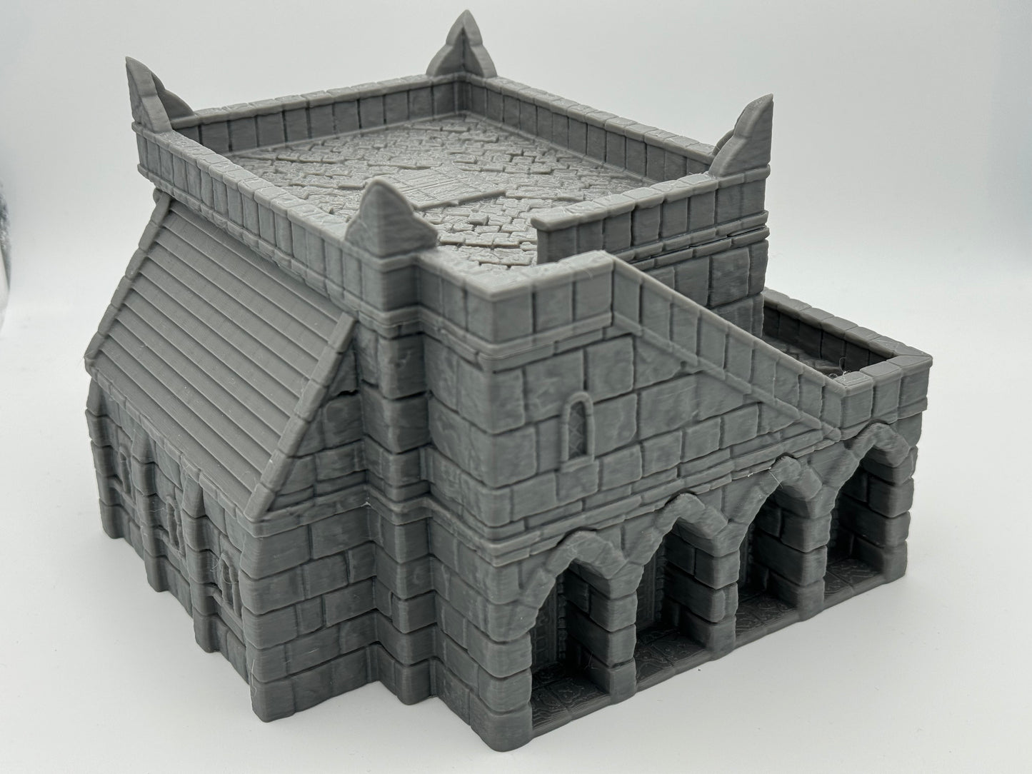 Productfoto Tabletop 28mm The Printing Goes Ever On (TPGEO) 0: Handelsplaats Ivory City - Gebouw Koninkrijk Gonthan - Handelszaal Tabletop Terrain