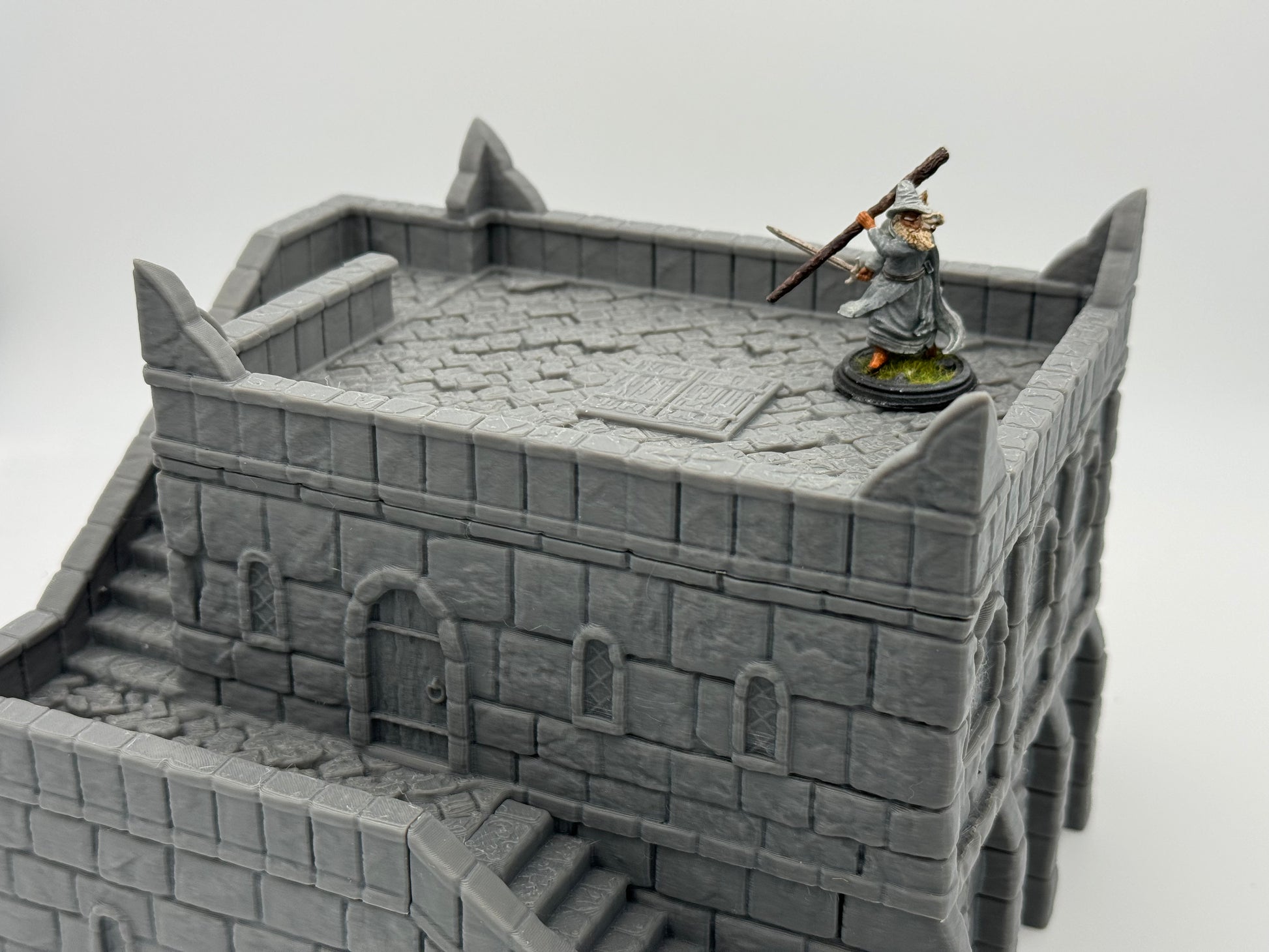 Productfoto Tabletop 28mm The Printing Goes Ever On (TPGEO) 0: Handelsplaats Ivory City - Gebouw Koninkrijk Gonthan - Handelszaal Tabletop Terrain