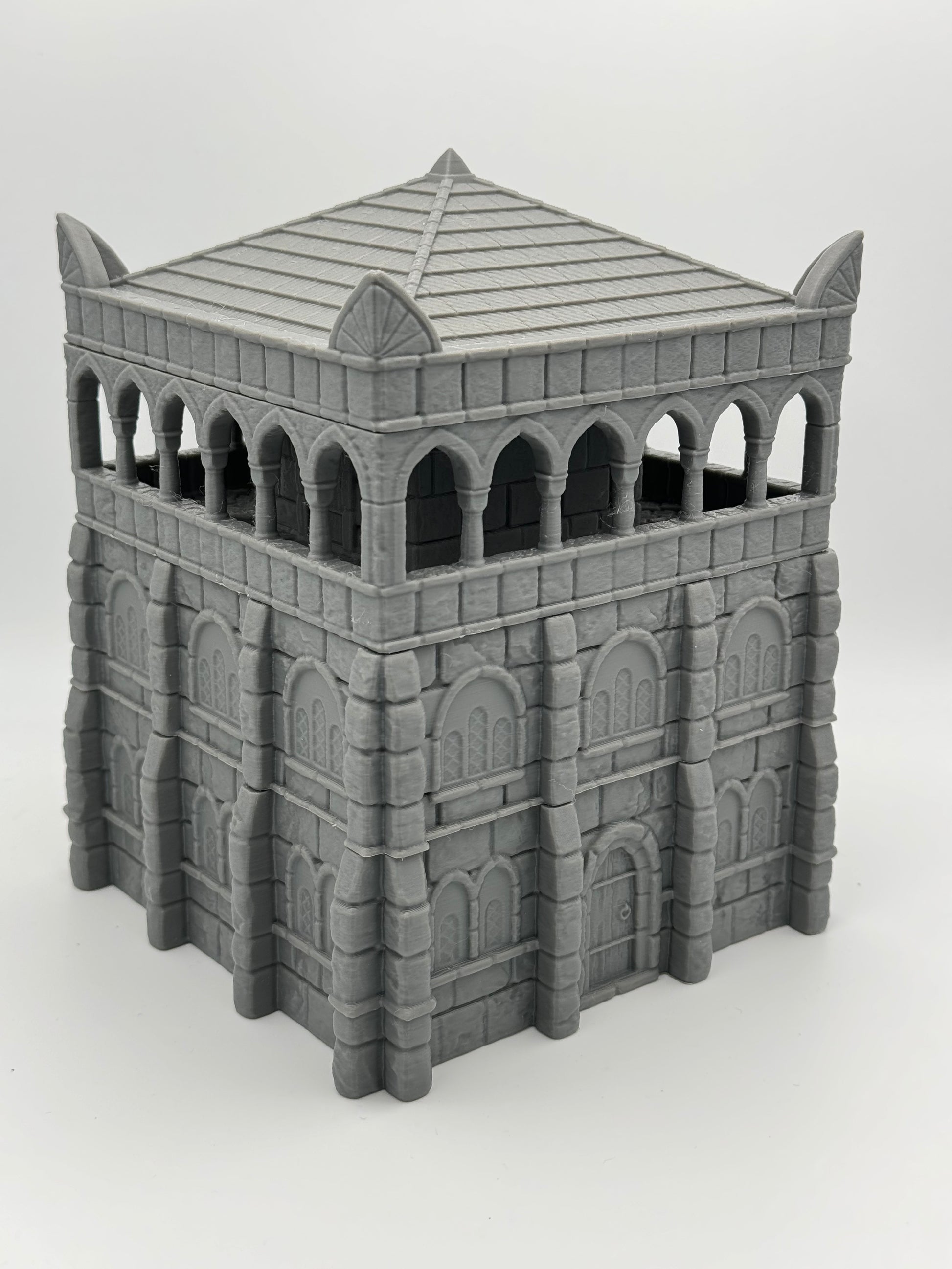 Productfoto Tabletop 28mm The Printing Goes Ever On (TPGEO) 0: Warenhuis Ivory City - Gebouw Koninkrijk Gonthan - Magazijn Tabletop Terrain