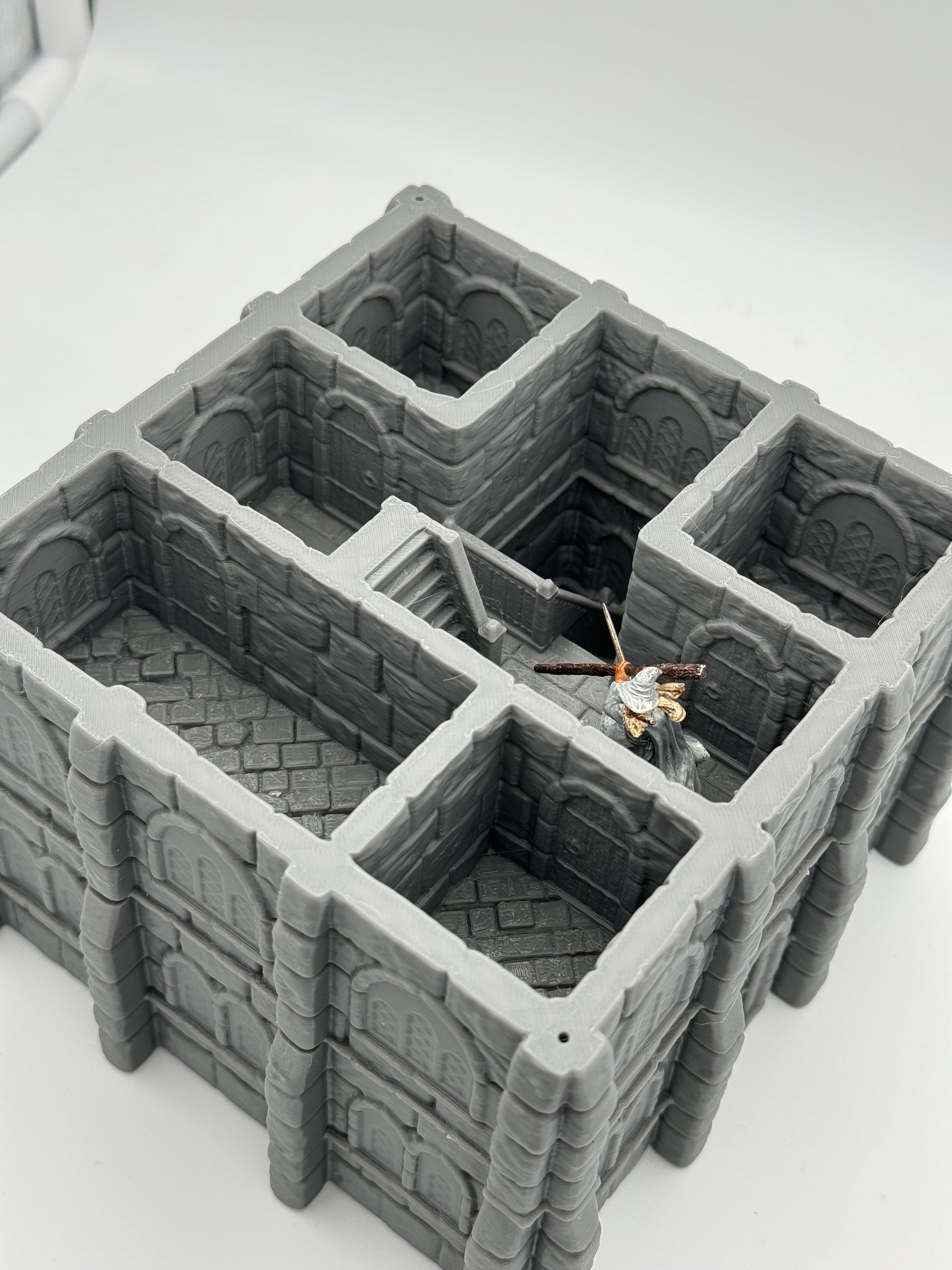 Productfoto Tabletop 28mm The Printing Goes Ever On (TPGEO) 0: Warenhuis Ivory City - Gebouw Koninkrijk Gonthan - Magazijn Tabletop Terrain
