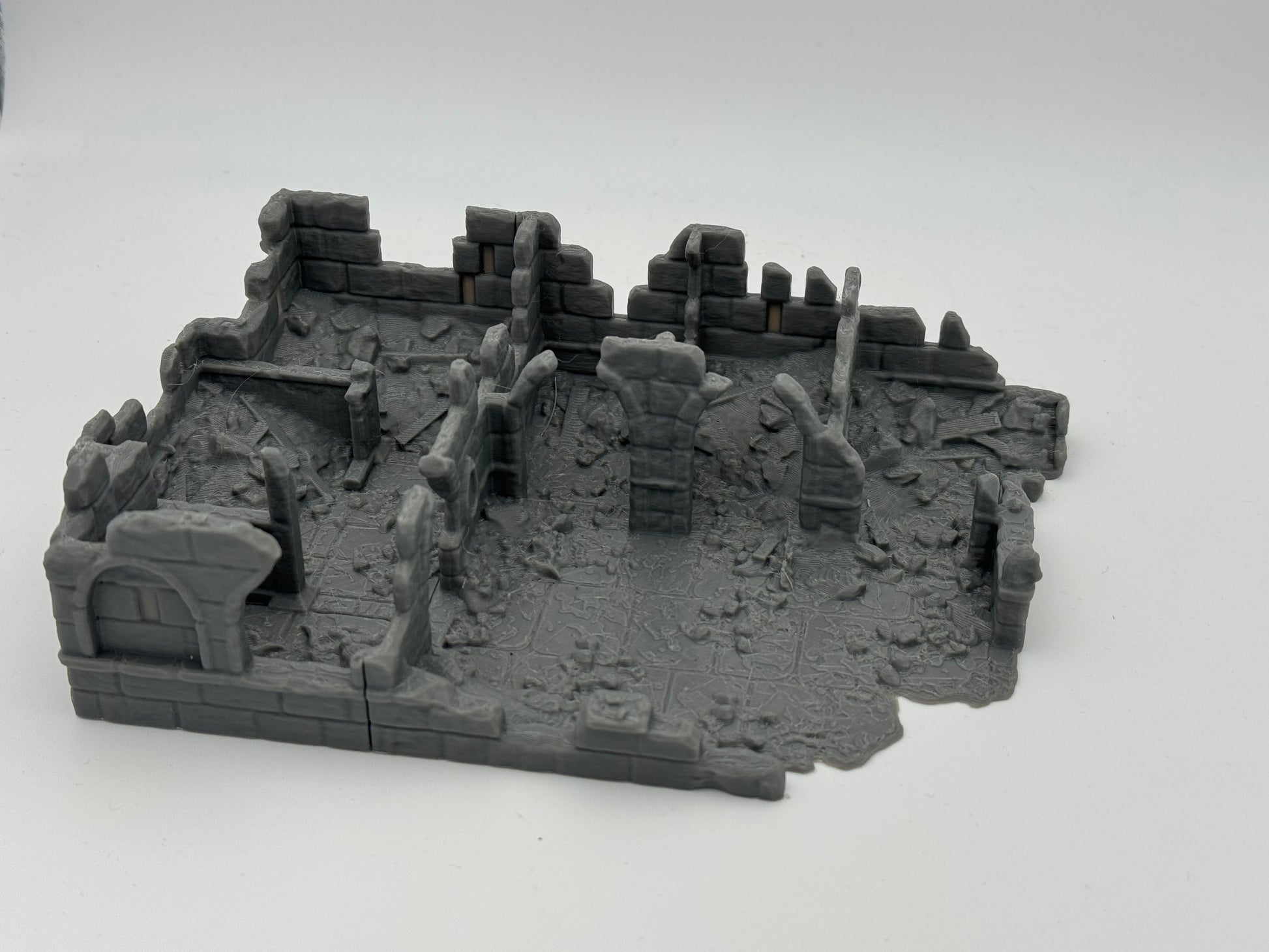 Productfoto Tabletop 28mm The Printing Goes Ever On (TPGEO) 0: Stallen Ruïnes Ivory City - Gebouw Koninkrijk Gonthan - Stallen Ruïnes Tabletop Terrein