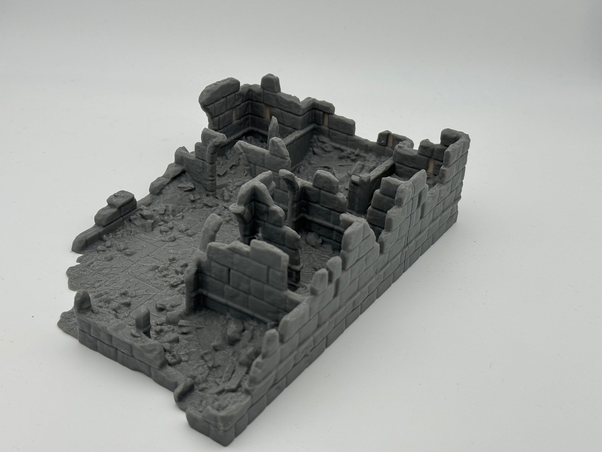 Productfoto Tabletop 28mm The Printing Goes Ever On (TPGEO) 0: Stallen Ruïnes Ivory City - Gebouw Koninkrijk Gonthan - Stallen Ruïnes Tabletop Terrein