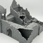 Productfoto Tabletop 28mm The Printing Goes Ever On (TPGEO) 0: Kazerne Ruïnes Ivory City - Gebouw Koninkrijk Gonthan - Kazerne Ruïnes Tabletop Terrain