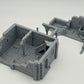 Productfoto Tabletop 28mm The Printing Goes Ever On (TPGEO) 0: Ruïne middeleeuws woonhuis A2 - Overblijfselen van het gebouw uit het mensenrijk Gonthan