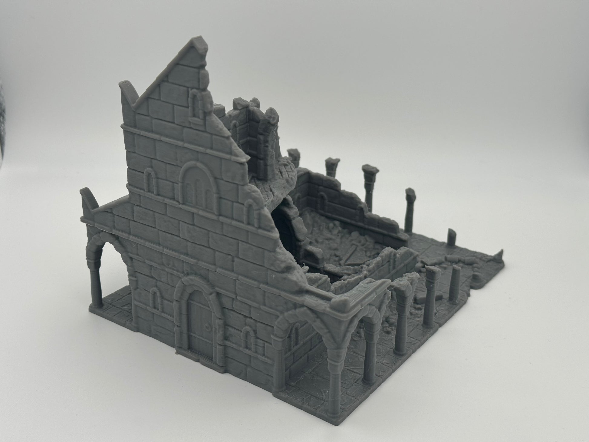 Productfoto Tabletop 28mm The Printing Goes Ever On (TPGEO) 0: Huis A Ruïnes Ivory City - Gebouw Koninkrijk Gonthan - Tabletop Terrein