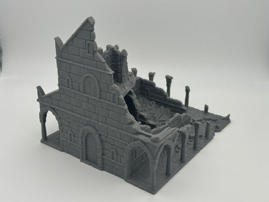 Produktfoto Tabletop 28mm The Printing Goes Ever On (TPGEO)  0: Haus A Ruinen Ivory City - Gebäude Königreich Gonthan -  Tabletop Terrain
