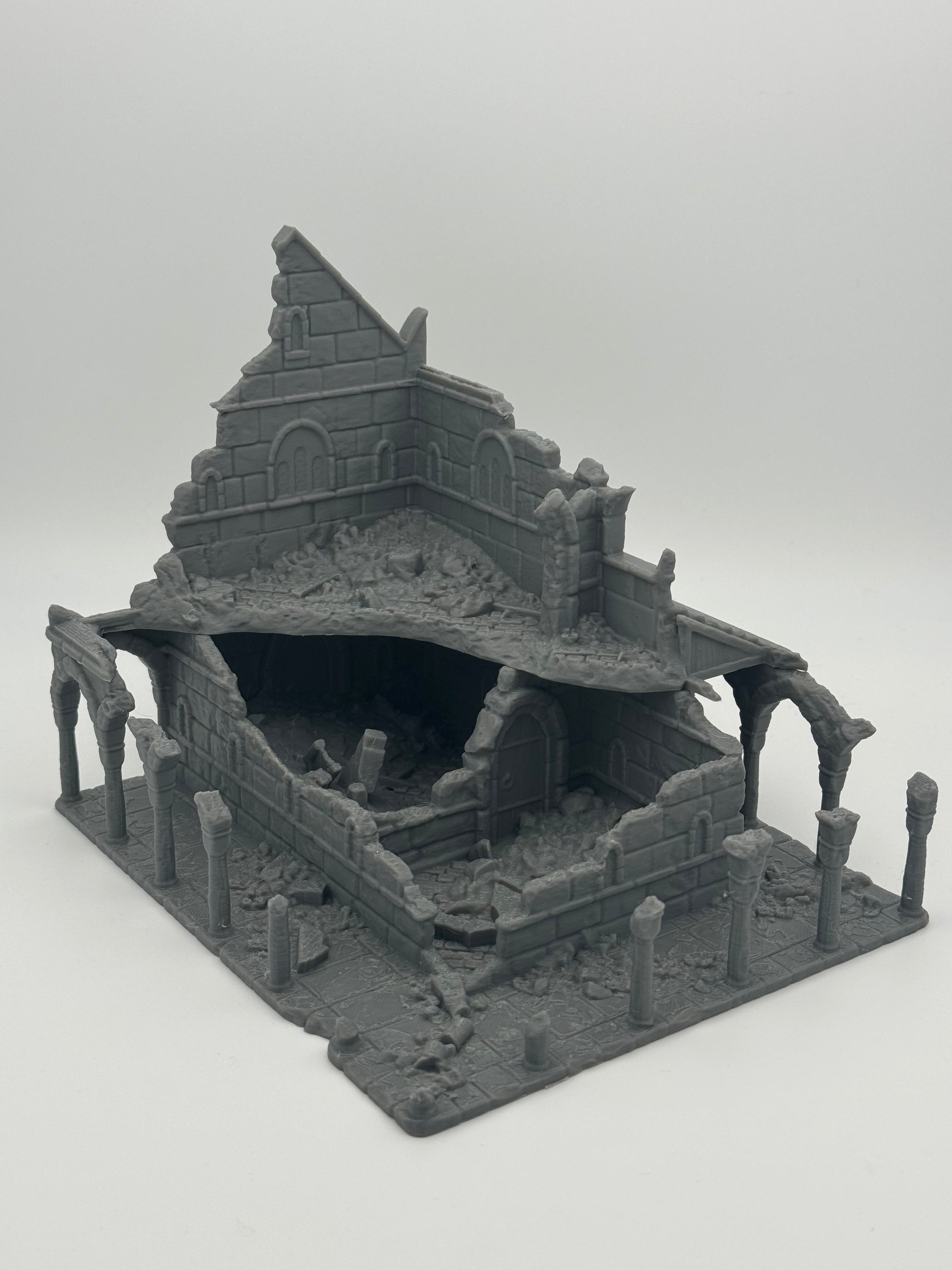 Productfoto Tabletop 28mm The Printing Goes Ever On (TPGEO) 0: Huis A Ruïnes Ivory City - Gebouw Koninkrijk Gonthan - Tabletop Terrein